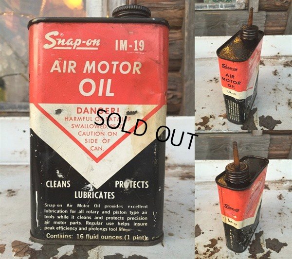 画像2: Vintage Snap-on Motor Oil Can (DJ260)