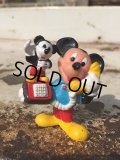 Vintage Disney Mickey PVC / Telephone (DJ291)