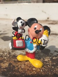 Vintage Disney Mickey PVC / Telephone (DJ291)