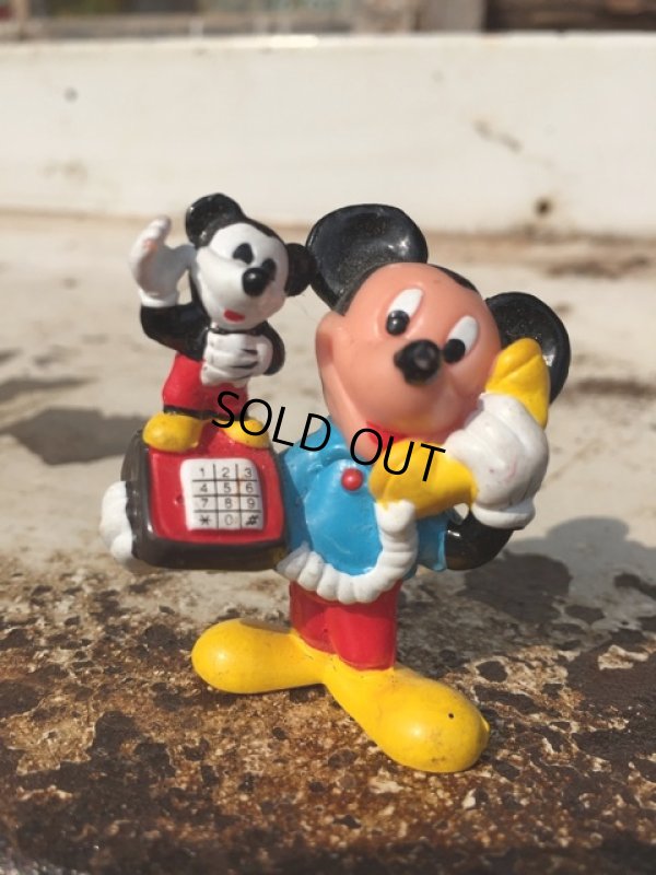 画像1: Vintage Disney Mickey PVC / Telephone (DJ291)