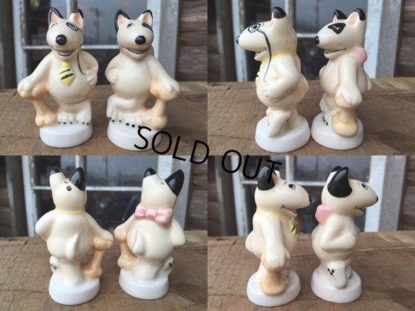 画像2: Vintage S&P set Bull Terrier (DJ306)