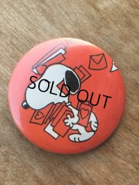 Vintage Snoopy Badge / Love Letter (DJ310)