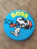 Vintage Snoopy Badge / Boss (DJ309)