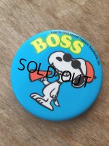 Vintage Snoopy Badge / Boss (DJ309)