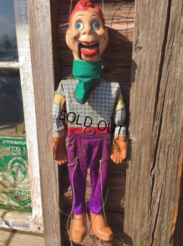 画像1: 50s Vintage Howdy Doody Marionette Doll #A (DJ314)