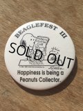 Vintage Snoopy Badge / Beaglefest III (DJ302)