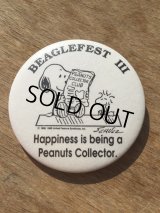 Vintage Snoopy Badge / Beaglefest III (DJ302)