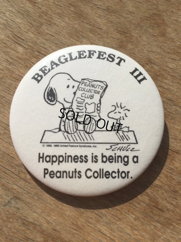 画像1: Vintage Snoopy Badge / Beaglefest III (DJ302)