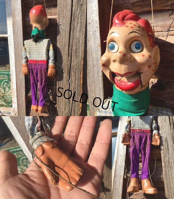 画像2: 50s Vintage Howdy Doody Marionette Doll #A (DJ314)