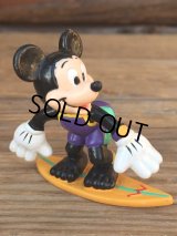 Vintage Disney Mickey PVC / Surfin (DJ325)