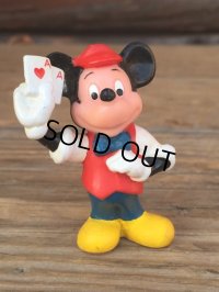 Vintage Disney Mickey PVC / Magician (DJ324)
