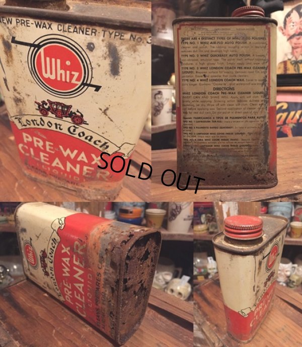 画像2: Vintage Whiz Pre Wax Cleaner Can (DJ366)