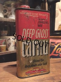Vintage Johnson's Wax Deep Gloss Carnu Can (DJ360)