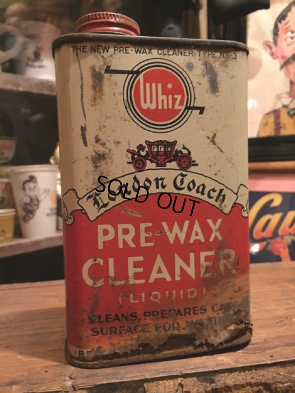 画像1: Vintage Whiz Pre Wax Cleaner Can (DJ366)