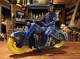 画像1: Vintage AUBURN Rubber Toy Motorcycle Police Bike #A (DJ383) (1)