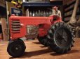 画像1: Vintage AUBURN Rubber Toy Tractor (DJ381) (1)