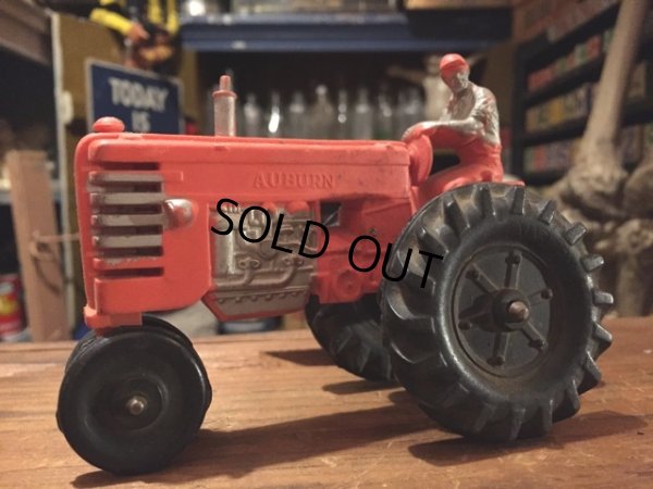 画像1: Vintage AUBURN Rubber Toy Tractor (DJ381)