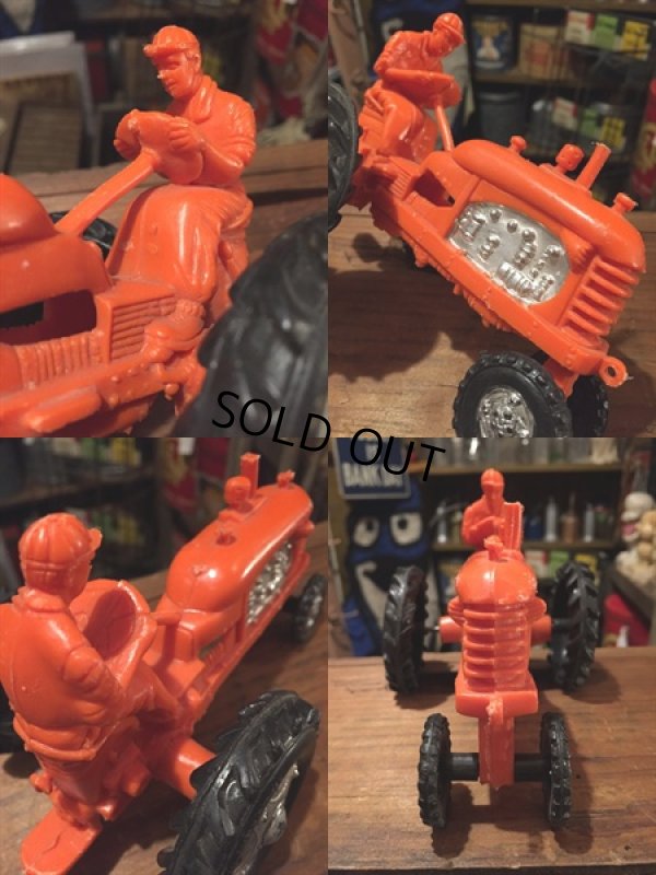 画像3: Vintage Plastic Toy Tractor #B (DJ379)