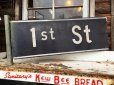 画像1: Vintage Street Sign / 1st ST #B (DJ340)　 (1)