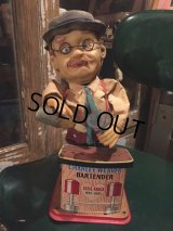 SALE Vintage Tin Toy Charlie Weaver Bartender (DJ387)