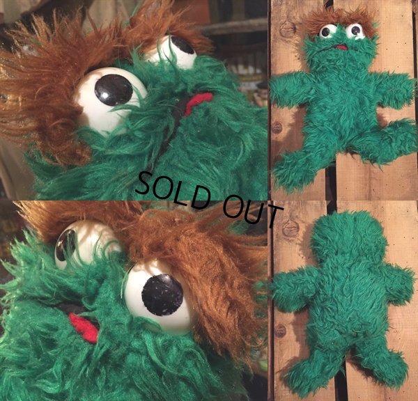 画像3: Vintage Sesame Street Oscar Plush Doll Knickerbocker (DJ394)