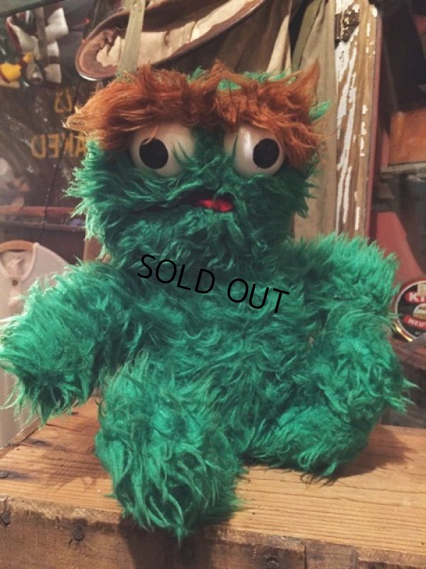 画像1: Vintage Sesame Street Oscar Plush Doll Knickerbocker (DJ394)