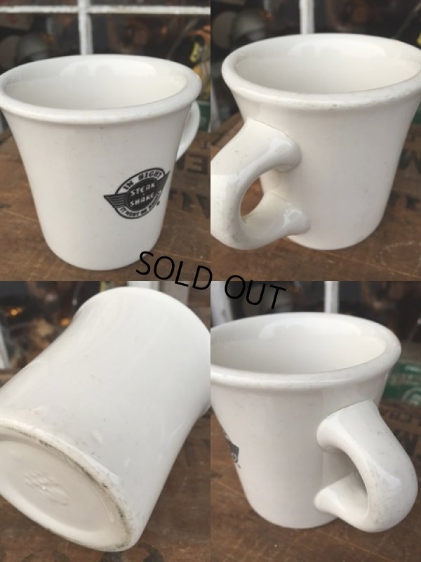 画像3: Vintage Heavy Ceramic Mug Stake&Shake (DJ405)