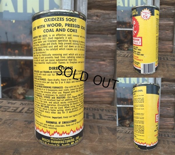 画像2: 70s Vintage RED DEVIL SOOT REMOVER Can (DJ406)