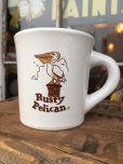 画像1: Vintage Heavy Ceramic Mug Pusty Pelican (DJ404) (1)