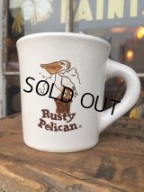 Vintage Heavy Ceramic Mug Pusty Pelican (DJ404)