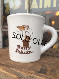 Vintage Heavy Ceramic Mug Pusty Pelican (DJ404)
