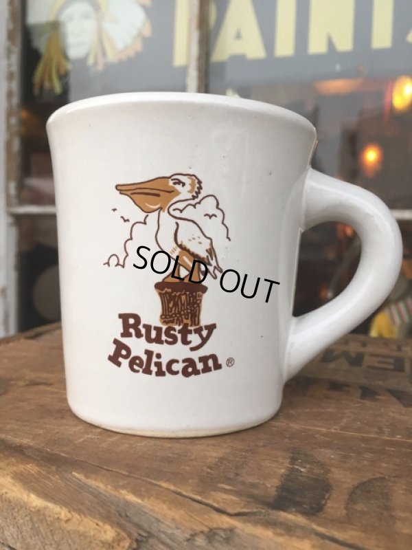 画像1: Vintage Heavy Ceramic Mug Pusty Pelican (DJ404)