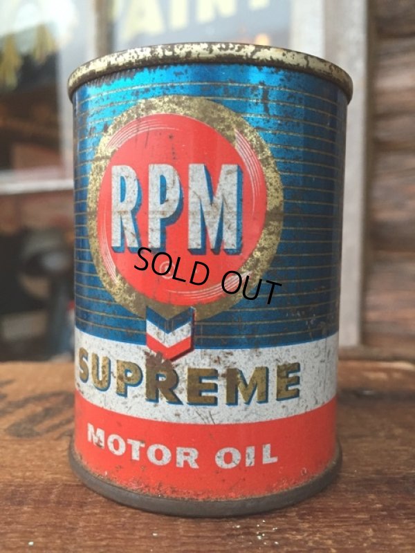 画像1: Vintage Oil　Can RPM (DJ432)