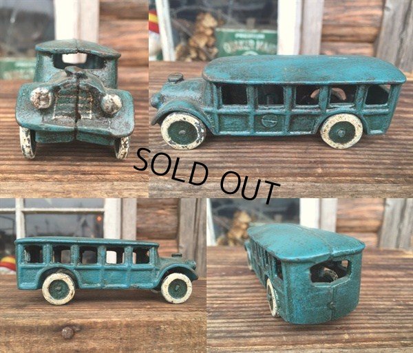 画像2: 30s〜 Vintage Cast Iron Bus (DJ453)