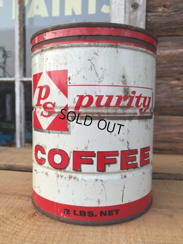 画像1: Vintage PS Coffee Can Two Pounds (DJ474)