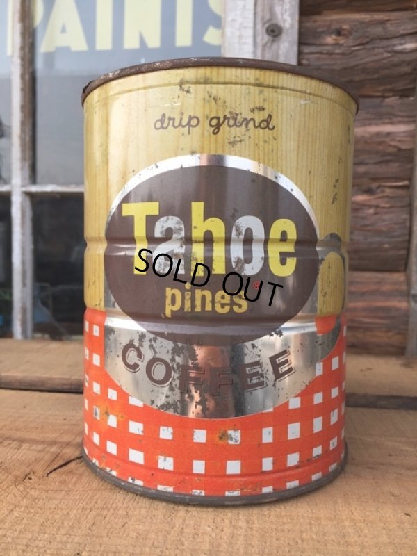 画像1: Vintage Tahoe Coffee Can Two Pounds (DJ471)