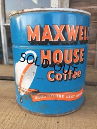 Vintage Maxwell House Coffee Can Two Pounds #G (DJ477)