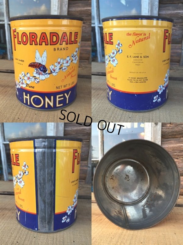 画像2: Vintage Floradale Honey Can (DJ479)