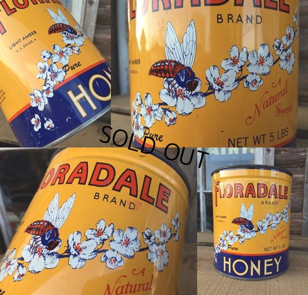 画像3: Vintage Floradale Honey Can (DJ479)