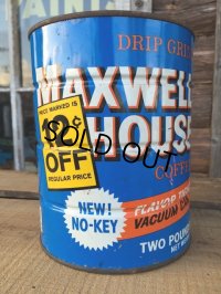Vintage Maxwell House Coffee Can Two Pounds #E (DJ476)