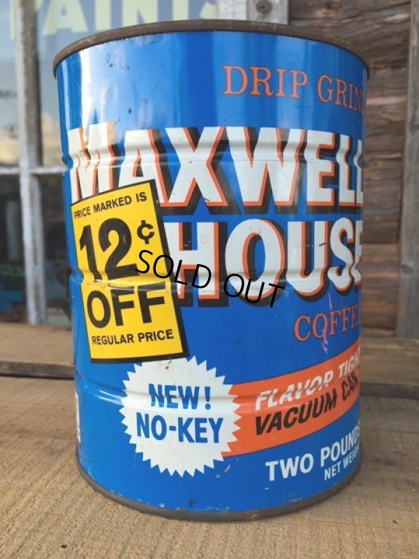 画像1: Vintage Maxwell House Coffee Can Two Pounds #E (DJ476)