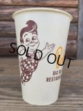 Vintage Bob's Big Boy Wax Cup #M (DJ484）