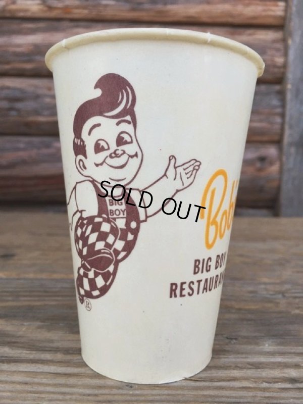 画像1: Vintage Bob's Big Boy Wax Cup #M (DJ484）