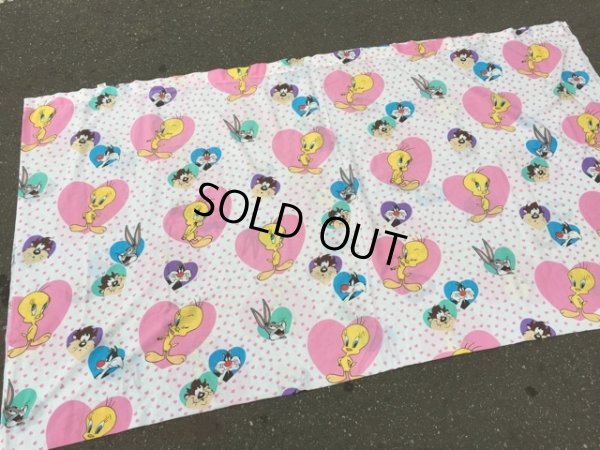 画像2: Vintage Flat Sheet / Tweety Heart (DJ509)