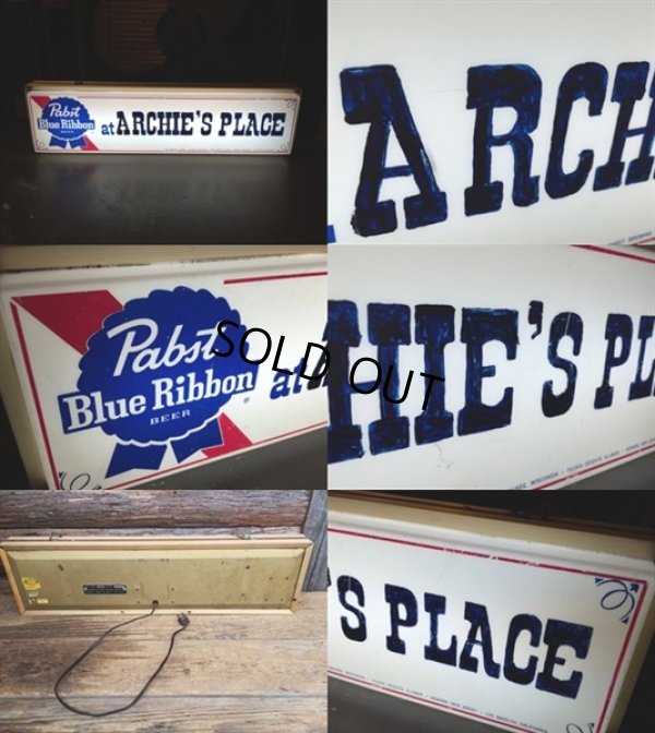 画像3: Vintage Pabst Blue Ribbon Beer Lighted Sign  (DJ528)