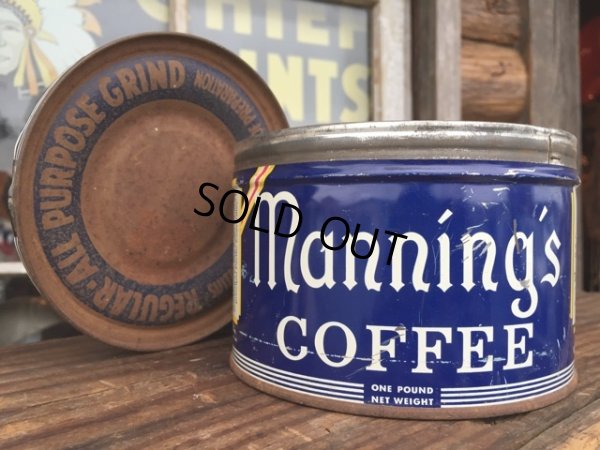 画像1: Vintage Tin Can / Manning's Coffee (DJ590)