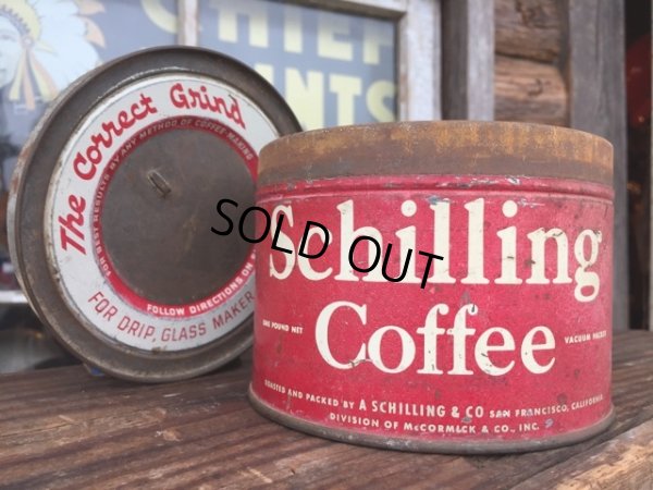 画像1: Vintage Tin Can / Schilling Coffee (DJ589)