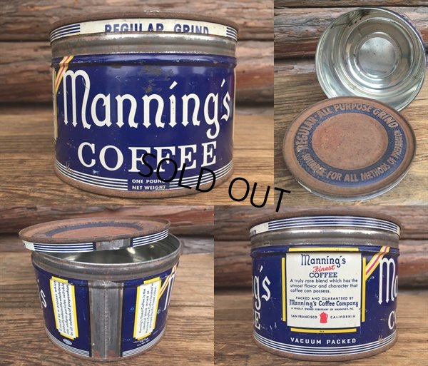 画像2: Vintage Tin Can / Manning's Coffee (DJ590)