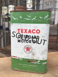 Vintage Oil Can / TEXACO #OE (DJ597)