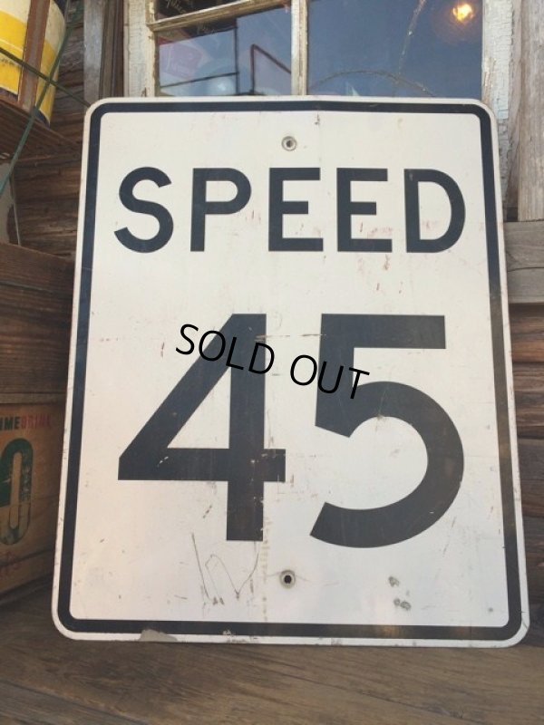 画像1: Vintage Road Sign / SPEED 45 (DJ607)